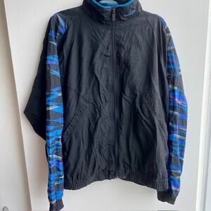 Vintage Reebok Windbreaker Jacket Made in Taiwan 80s 90s